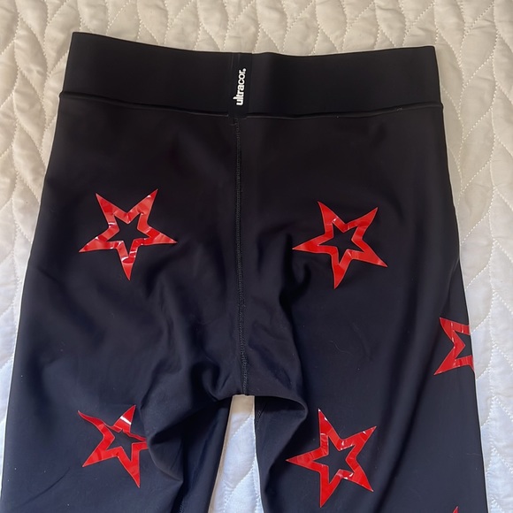 Black & Red Star Ultracor Leggings - Size Medium - Like New! - Picture 11 of 11